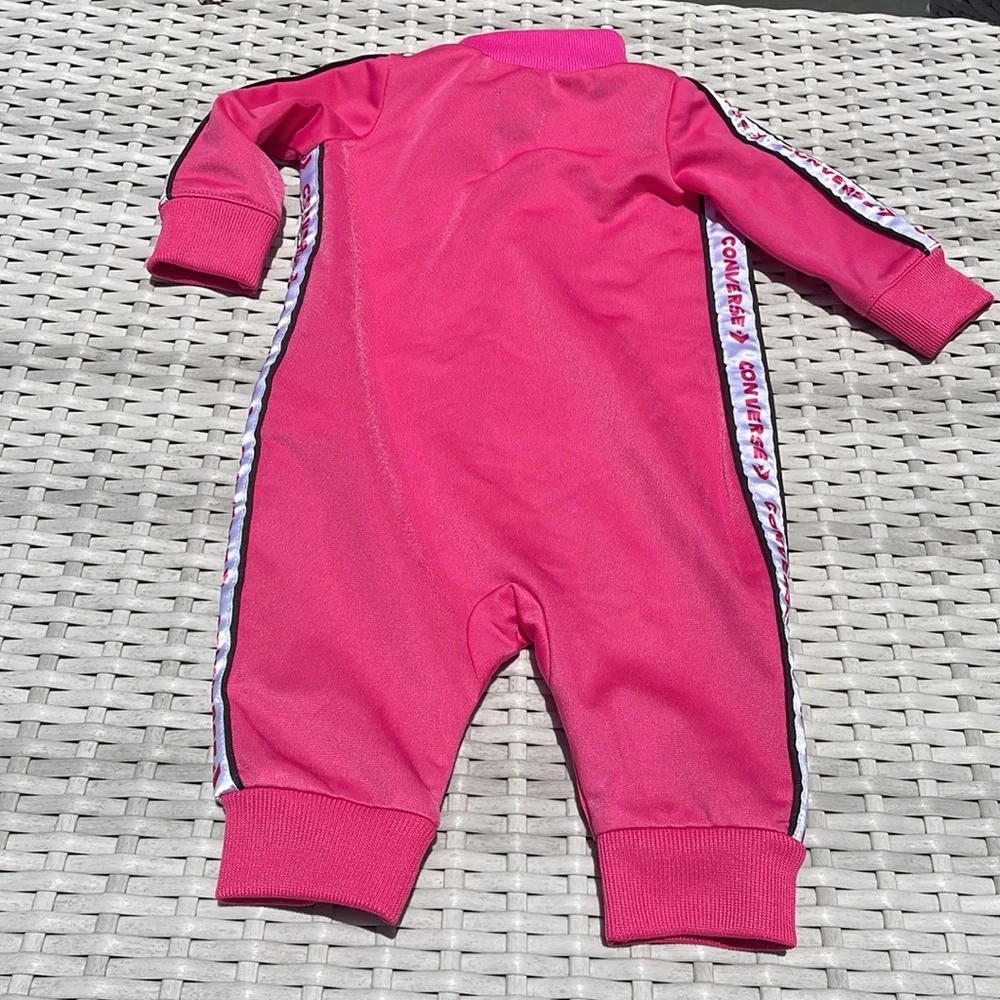 EUC- Converse Pink  One Piece/ Romper Outfit Size 3Months